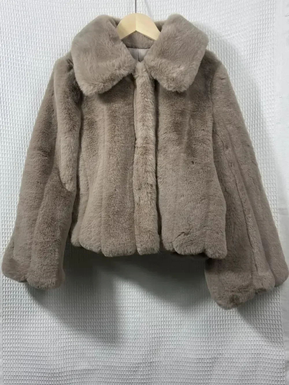 Kuzuwata Casaco Feminino Manteaux mantel kerah lipat warna Solid lengan panjang Chaquetas 205 jaket kancing tunggal Jepang