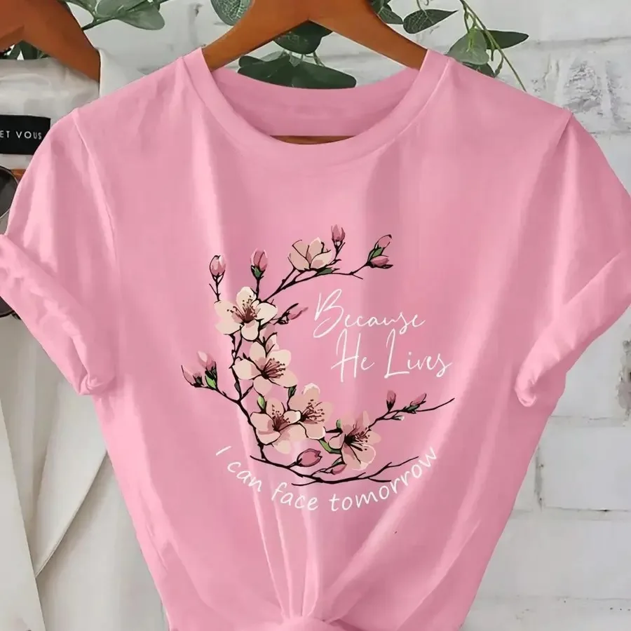 

【New style】2026 Summer New Arrival Cherry Blossom pirational Pattern Spring/Summer Beautiful Elegant Fashion Casual K-pop Style