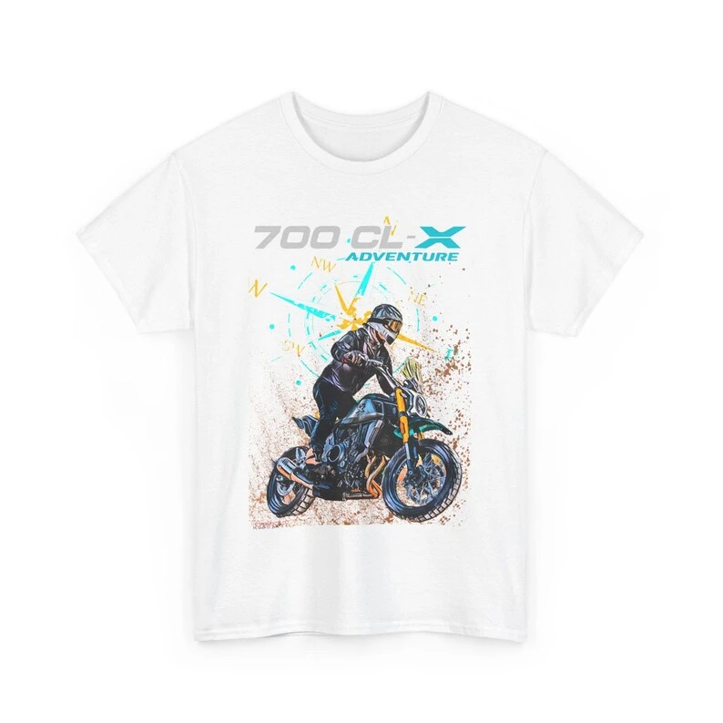 Hot Sale 700CL-X T-shirt Scrambler Motorcycle Biker Gift Cotton T-shirt Unisex