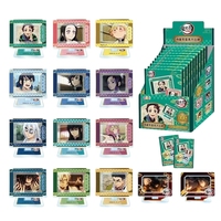 EAKI Genuine Original Box Demon Slayer: Kimetsu No Yaiba Hobby Collecting Standing Card Tanjirou Nezuko Zenitsu Children's Gift