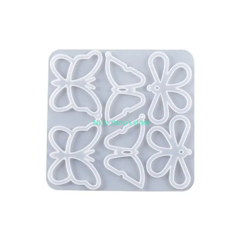 

E15E полимерные формы для ювелирных изделий, брелки, полимерные формы, силиконовые формы для бабочек для литья из смолы, брелки,