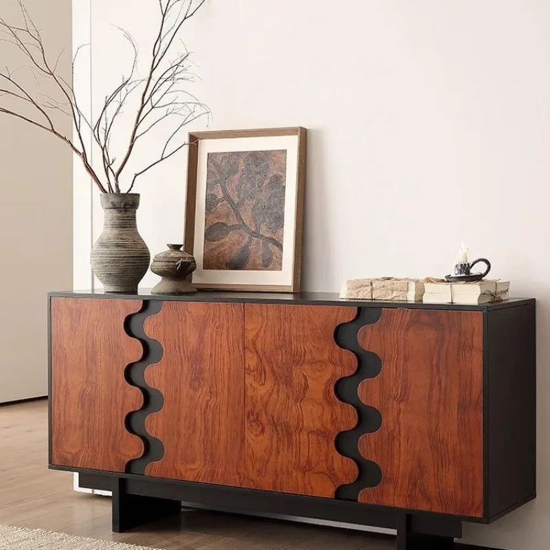 

Side cabinet antique wall locker large capacity home bedroom living room storage antique side cabinet French