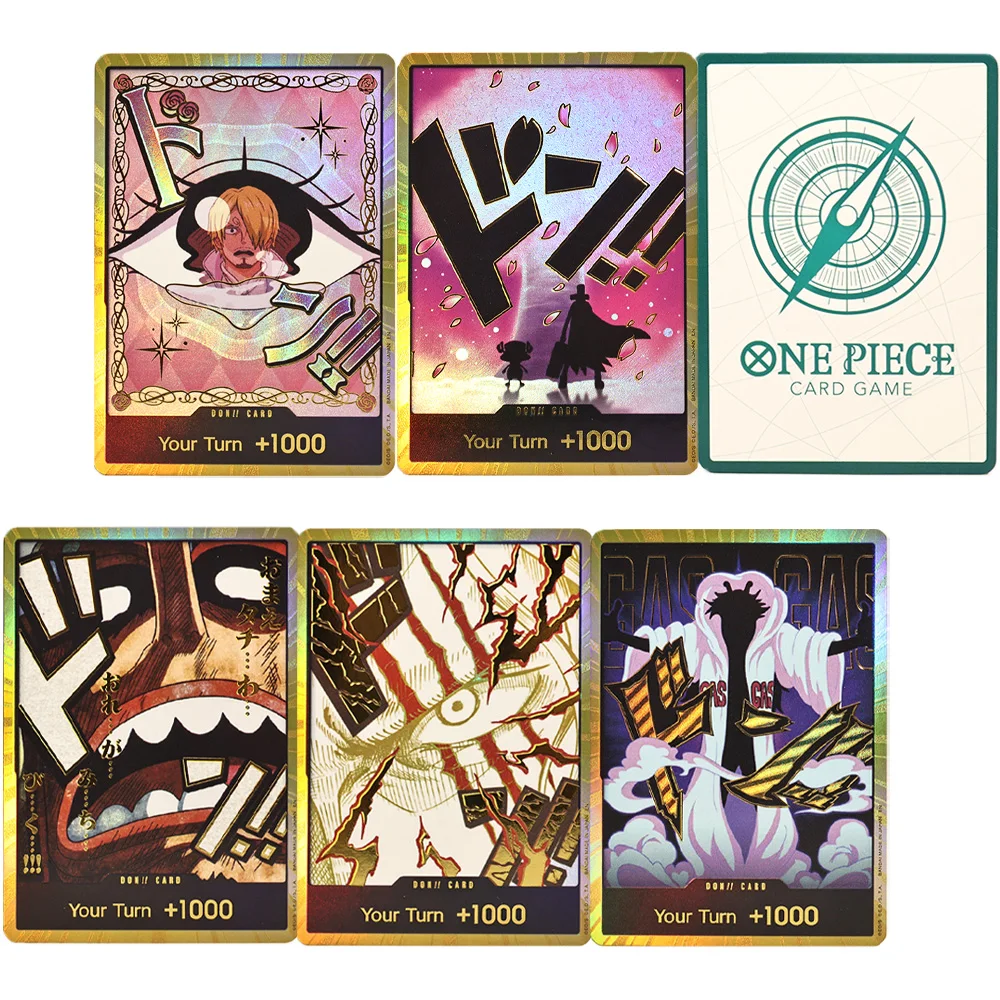 

ONE PIECE OPCG PRB-02 GOLD DON!! 1PCS Proxy Card English Foil DIY Collectible Anime Trading Game Card Gift Toy