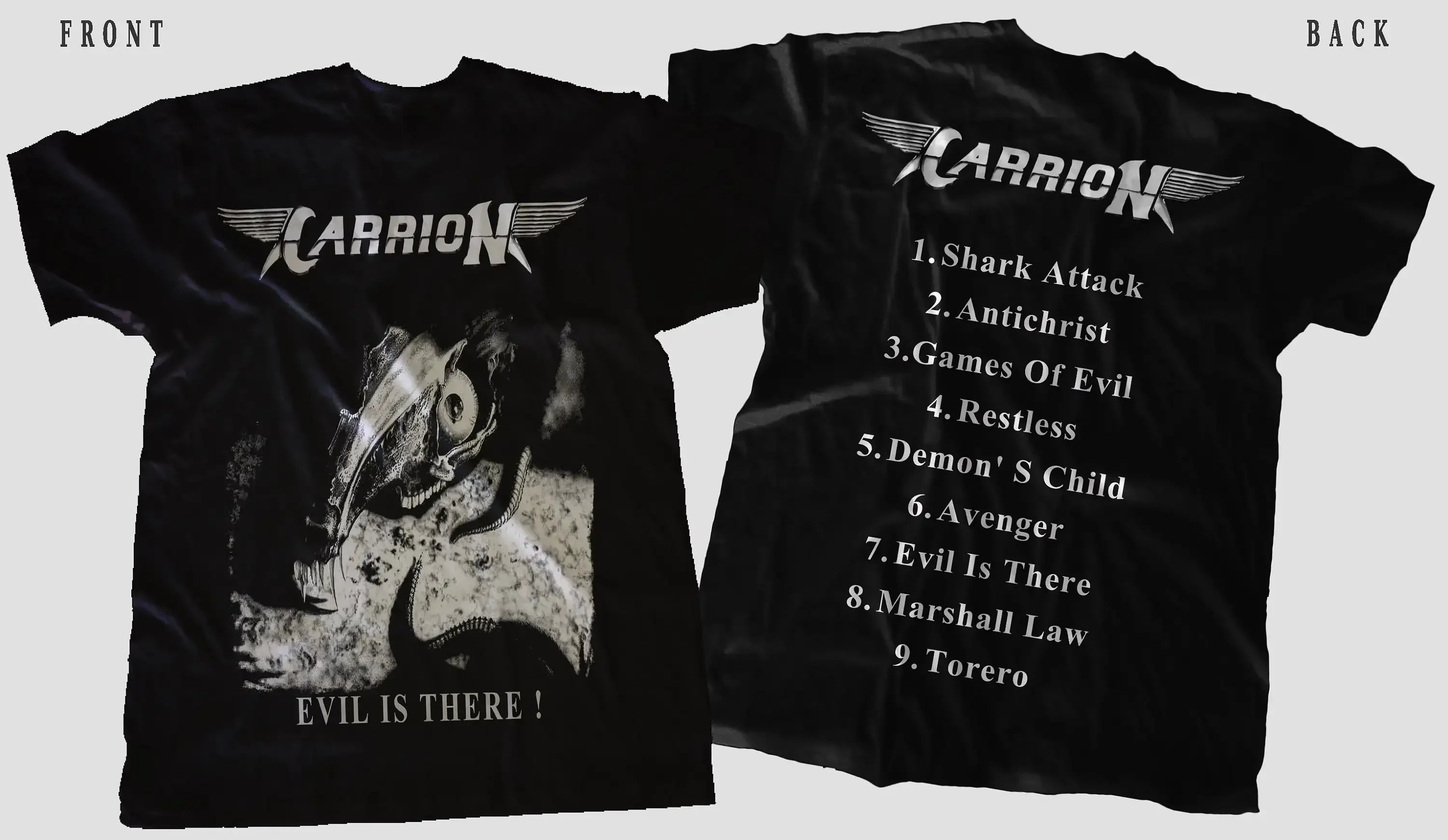 New Dtg Printed T Shirt Carrion Evil Is There Size S M L Xl 2 3 4 5 6 7Xl