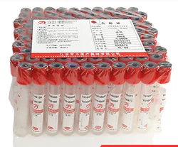 100pcs/lot 3ml 5ml 10ml Disposable Glass Vacuum No Anticoagulant Vacuum Blood Collection Tube Vacutainer