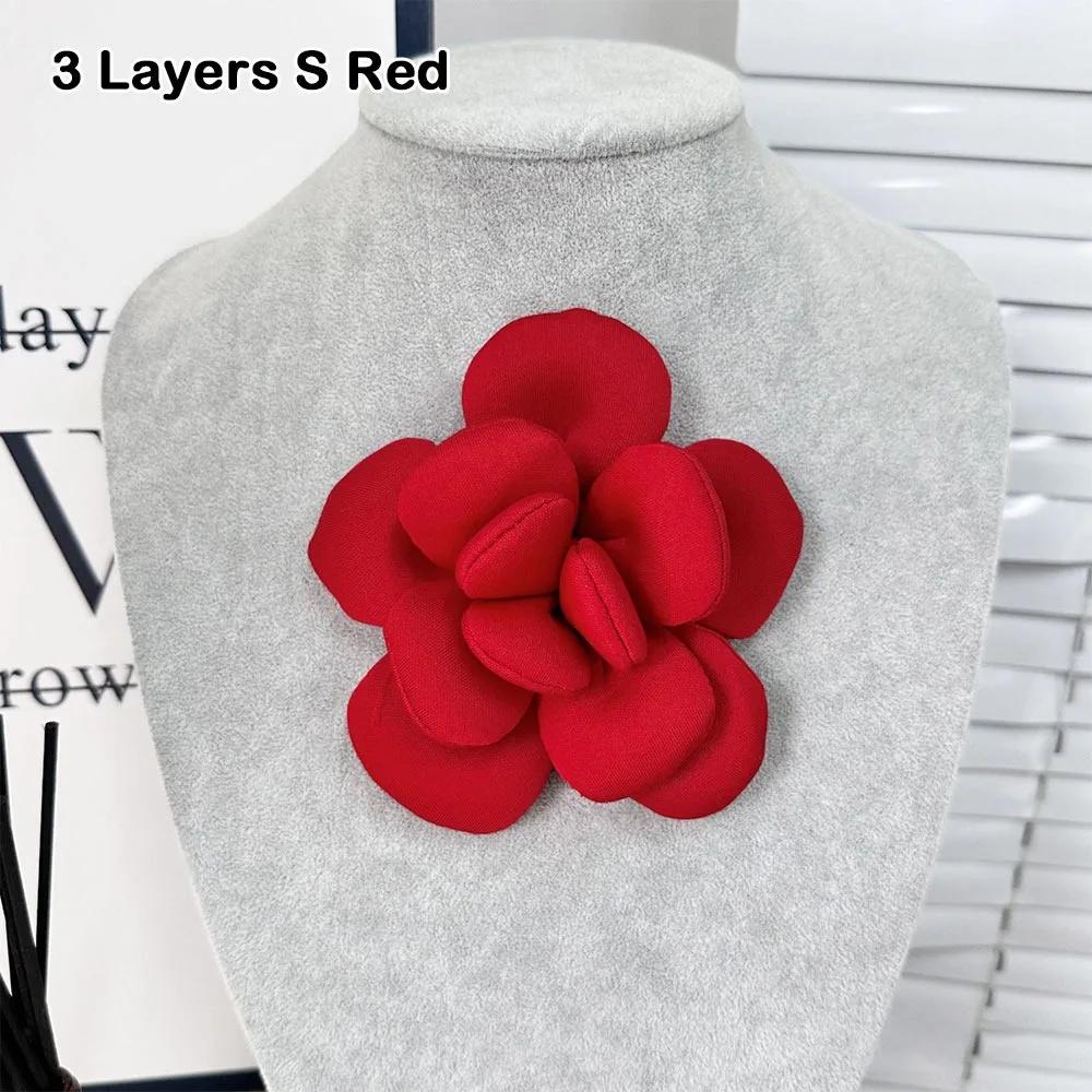 New 3D Chest Flower Large Size DIY Dress Decoration Exquisite Removable Brooch Accessories Wedding Dress Clothes Decoration