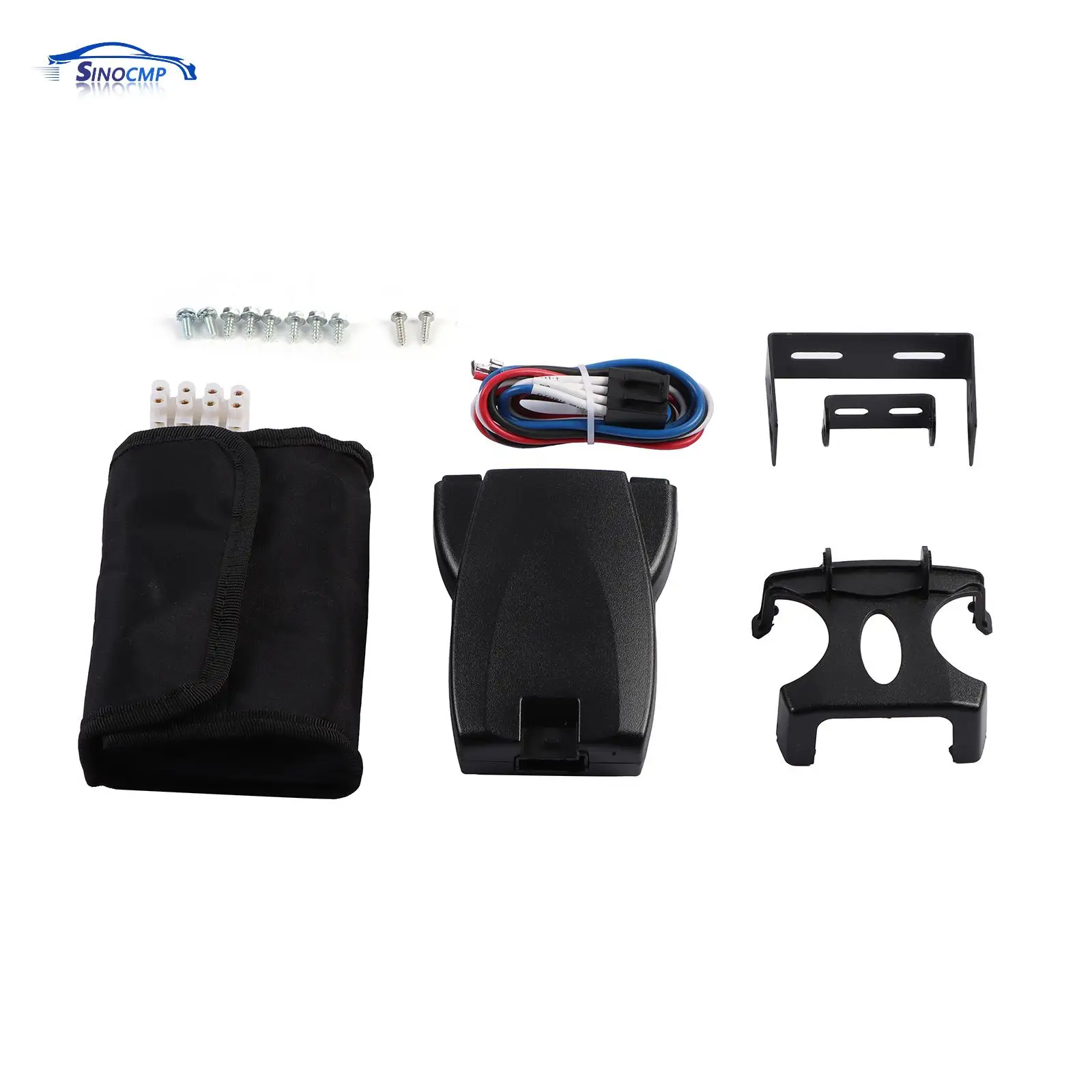 

​Electronic Trailer Hand Brake Controller Switch Button Assembly Black Plastic 90195 For Electric Car Accessories Replace Parts