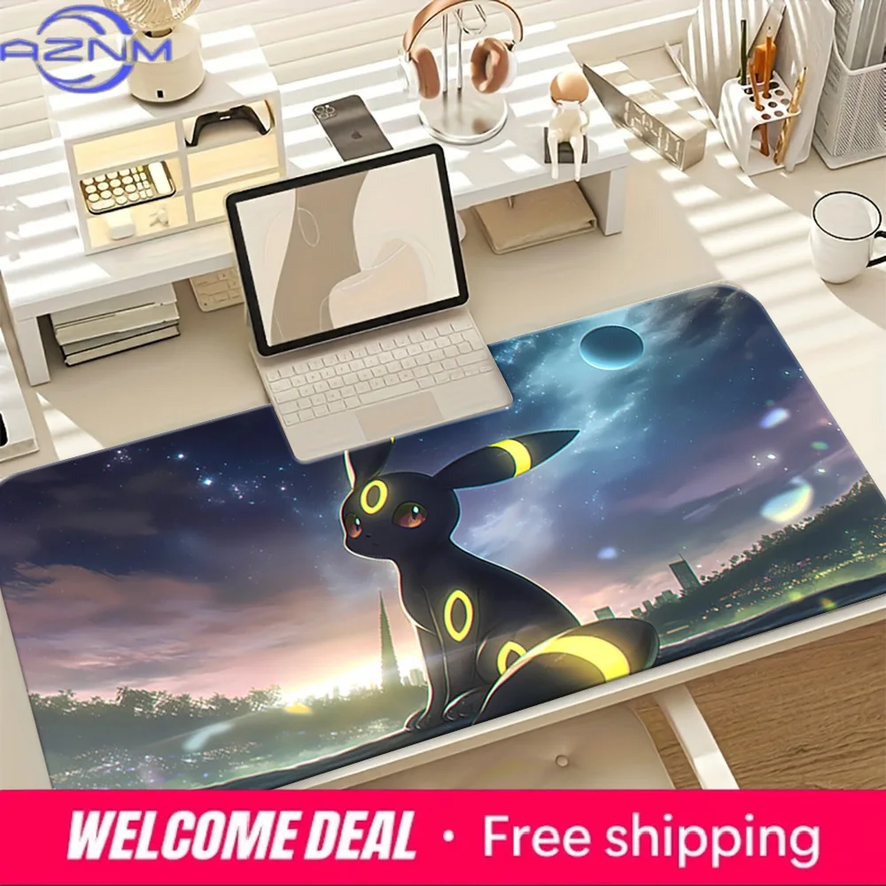 Twilight City Umbreon TCG Playmat Non-Slip Washable Desk Mat