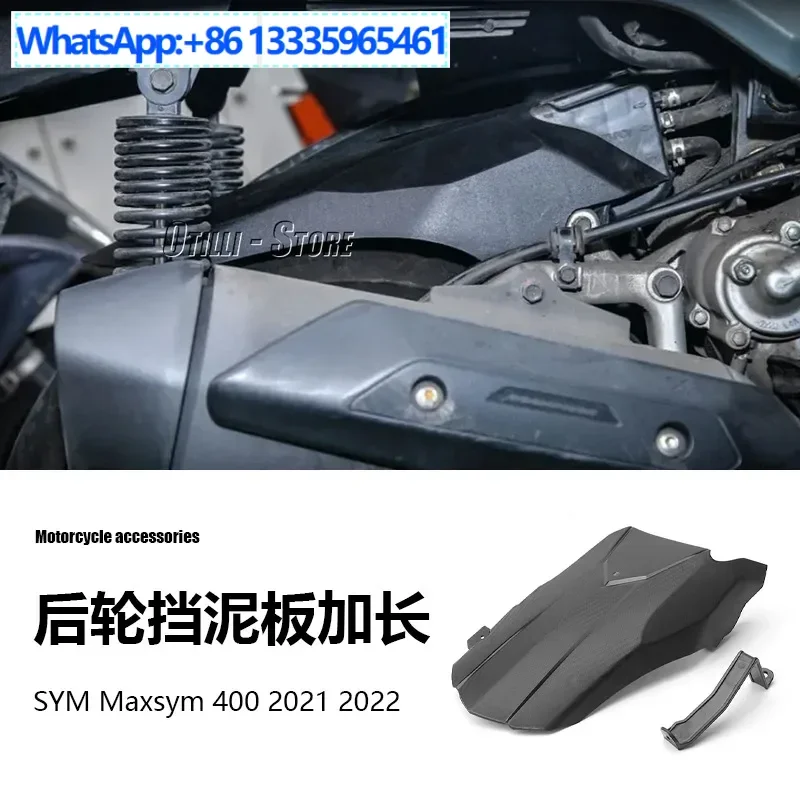 

For SYM MAXSYM 400 2021-2022 Motorcycle Accessories Modified Rear Wheel Extended Fender