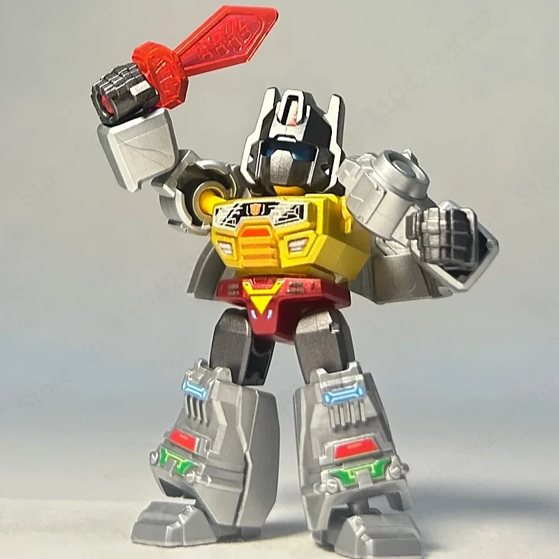 Blokees Transformers Defender Version 3 Blind Box Action Figure Soundwave Grimlock Devastator Part Model Collectible Toy Gift
