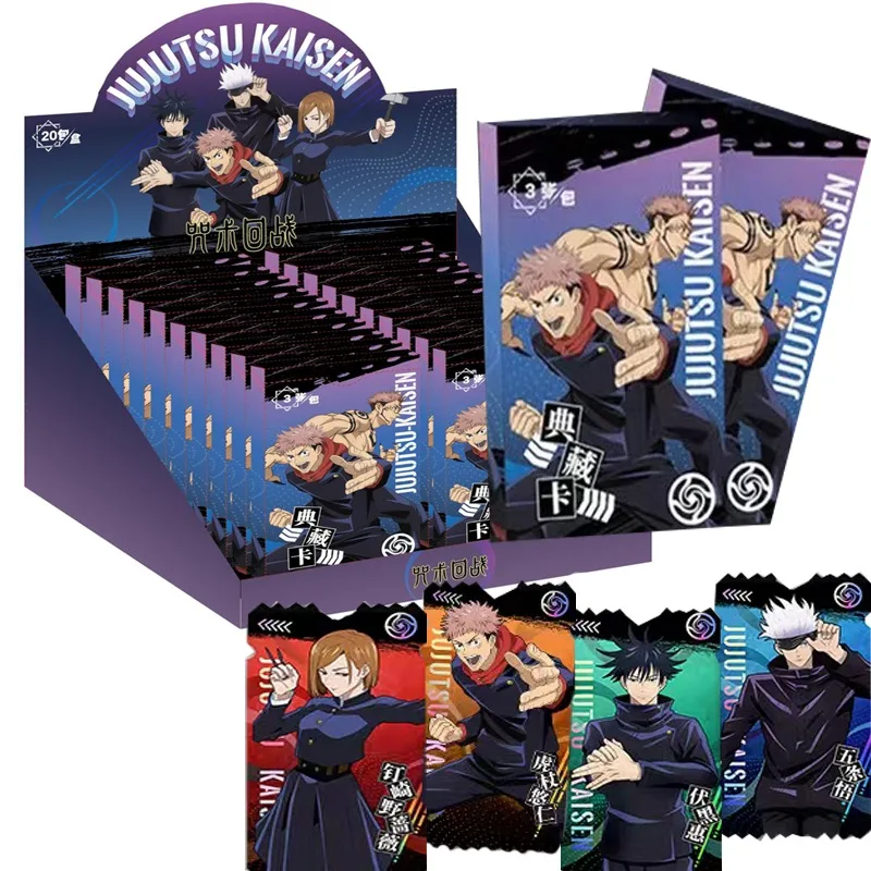 

Jujutsu Kaisen Collection Card Anime Figure Gojo Satoru Itadori Yuji Card Children Birthday Gifts Table Toys Hobbies For Child