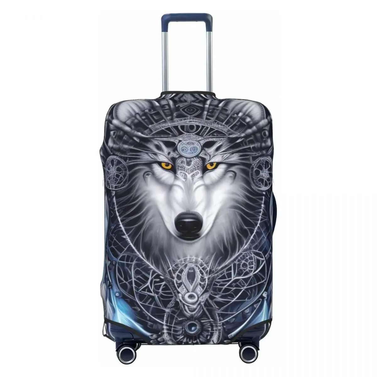 

Wolf Print Luggage Protective Dust Covers Elastic Waterproof 18-32inch Suitcase Cover Travel Accessories