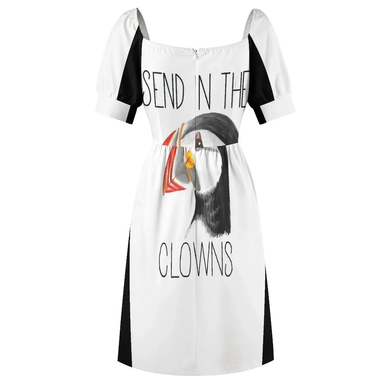 Send in the Clowns (Atlantic Puffin) Sleeveless Dress long sleeve dresses dress party night Dress