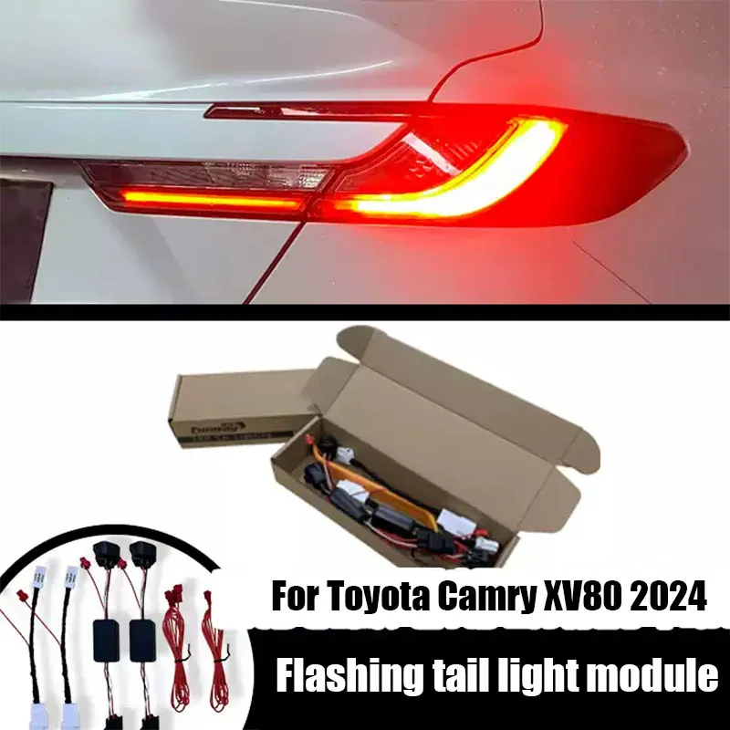 for Toyota Camry XV80 2024 Breathing module LED taillight brake flashing constant on modified taillight assembly