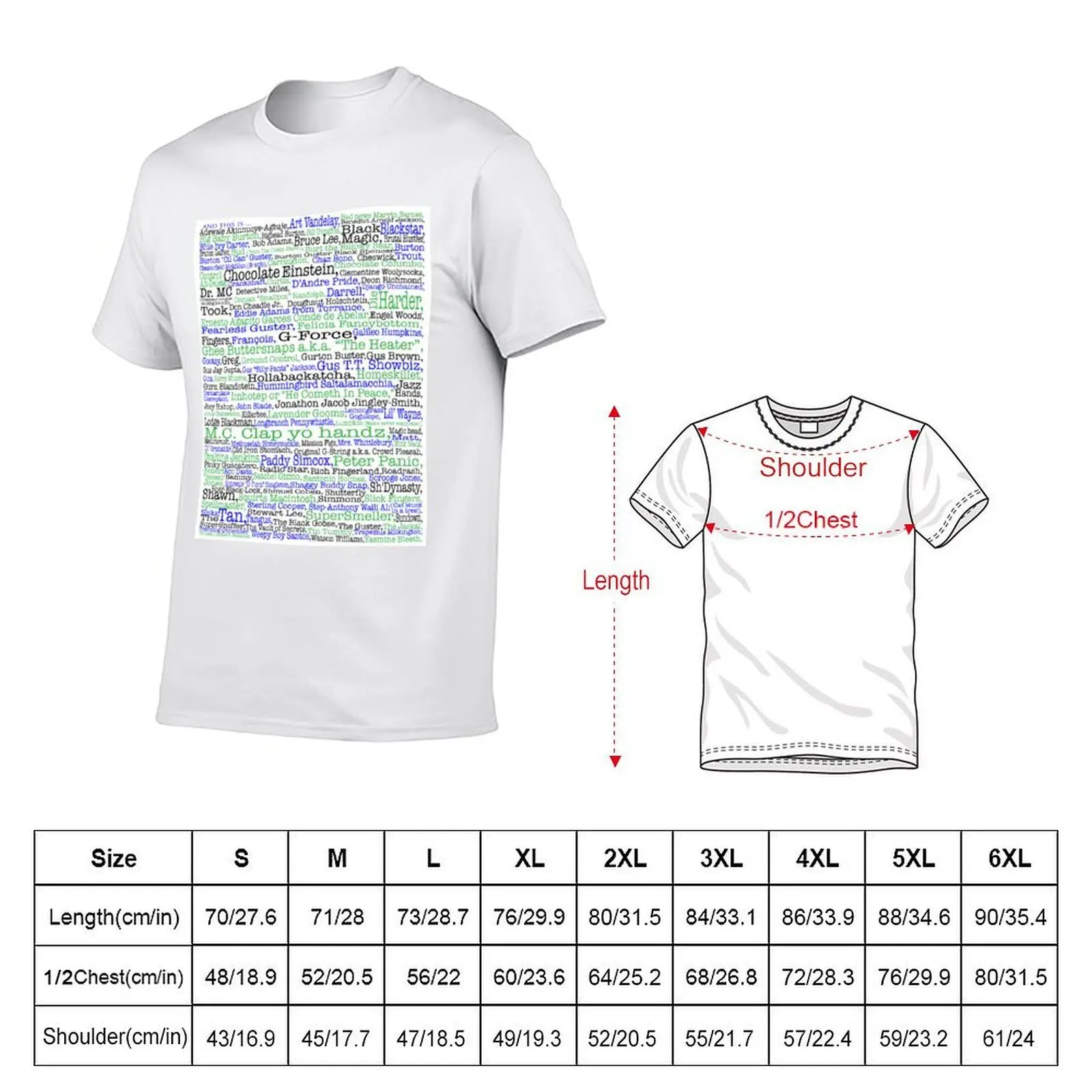 Psych tv show poster, nicknames, Burton Guster T-Shirt plain plus size clothes mens cotton t shirts