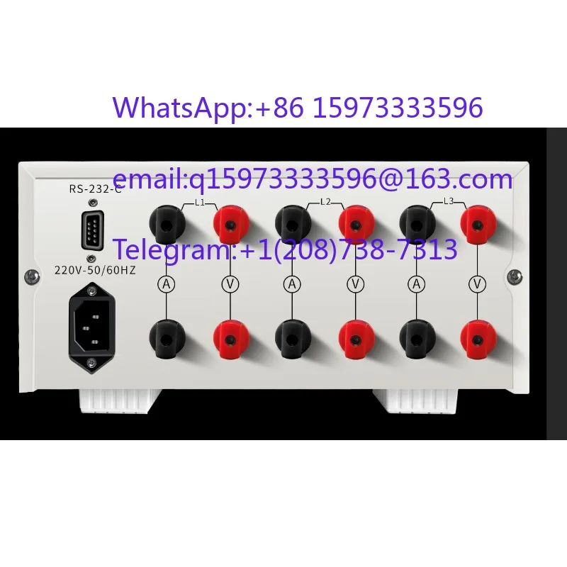 YP9830 Three Phase Electrical Parameter Tester 20A Power Meter 40A/60A/80A Measurement Instrument for Industrial Applications