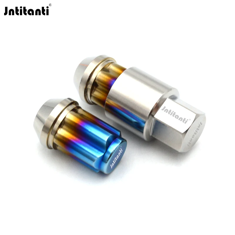 

Jntitanti Closed End Cone Seat New Anti-Theft Gr.5 Titanium Lug Nut M12x1.25 for Toyota 86 Nissan Suzuki Subaru Infiniti