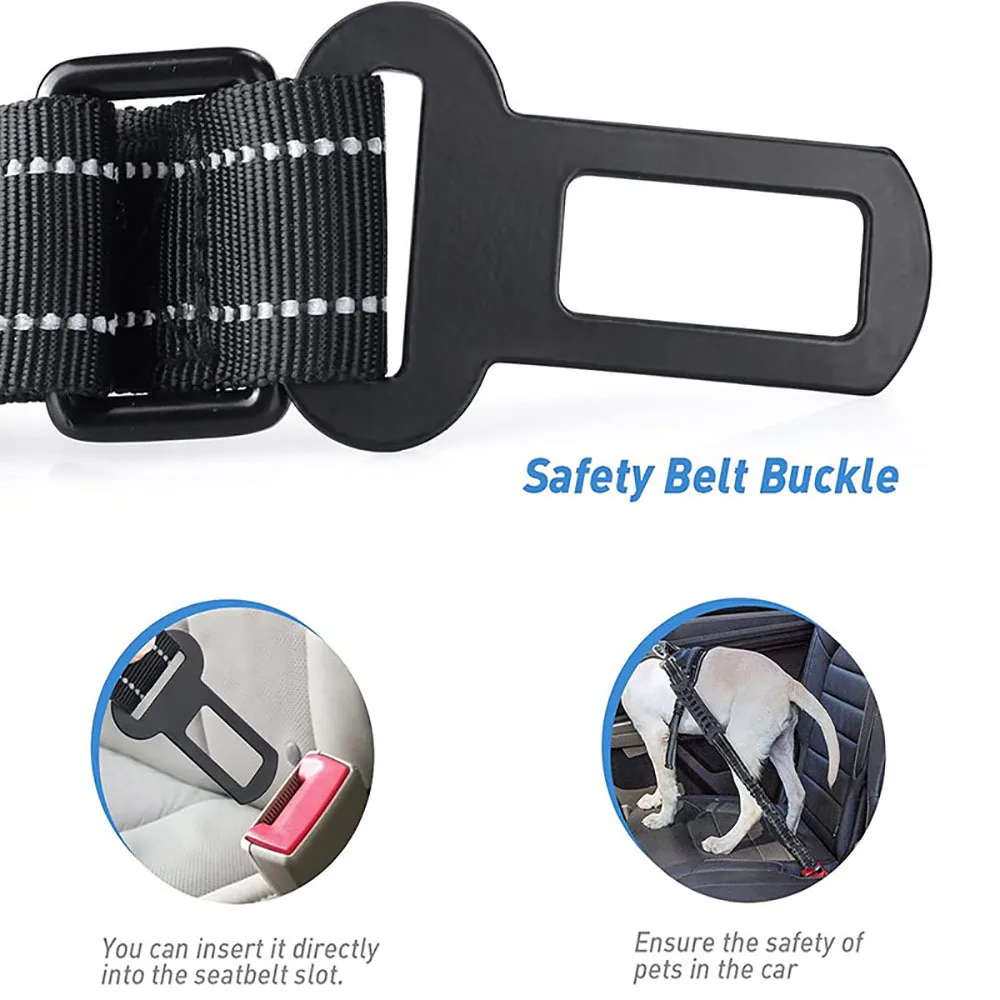Robuste Bungee-Hundeleine, 4-in-1-Multifunktions-Trainingsleine mit Autositzgurt, Hundezubehör, Hundeleine für mittelgroße Hunde – Detail 16