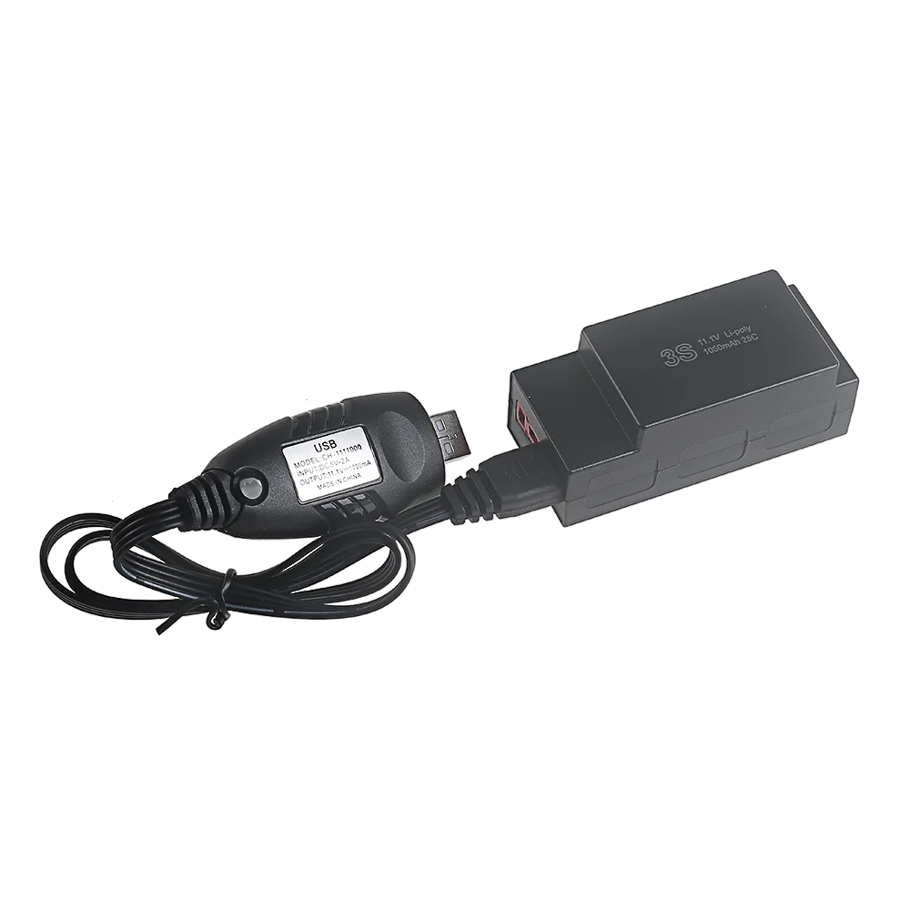 3s 11.1V 1050mAh Rechargable Lipo Battery And USB Charger For MJX Hyper Go H16H H16E 16207 16208 16209 16210 1/16 RC trucks Cars view 5