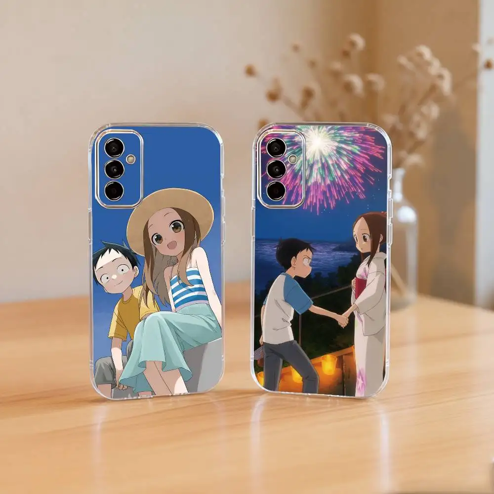 

Karakai Jouzu no Takagi-san Phone Case For SamsungA10,12,20,21S,30,31,40,50,51,52,70,71 Transparent Cover