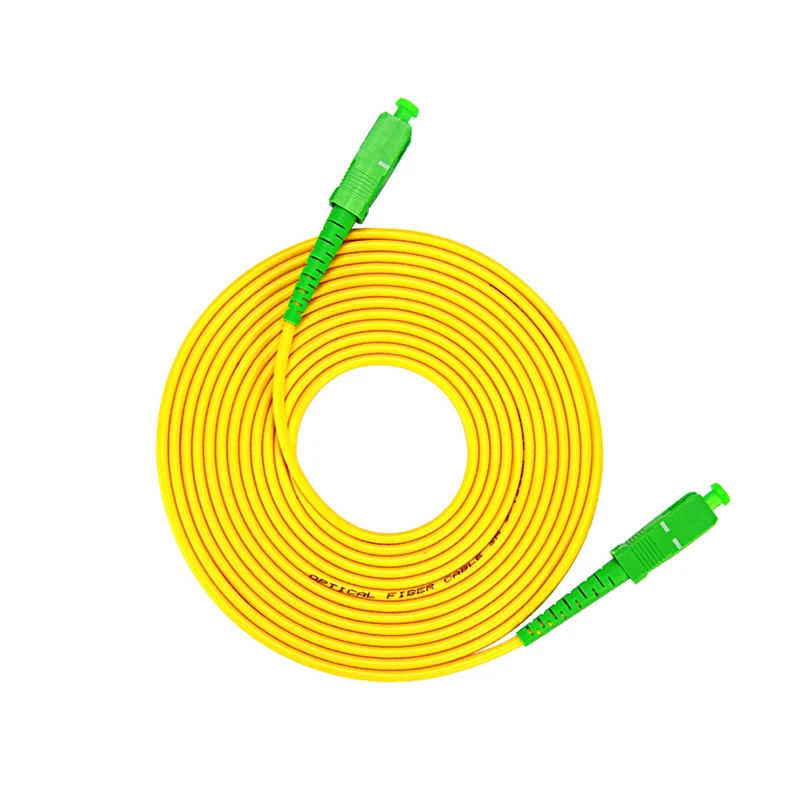 FTTH-Jarretelles de câble de raccordement fibre optique, 3.0mm, 3m, SC Simsake SM SX SC APC, livraison d'usine