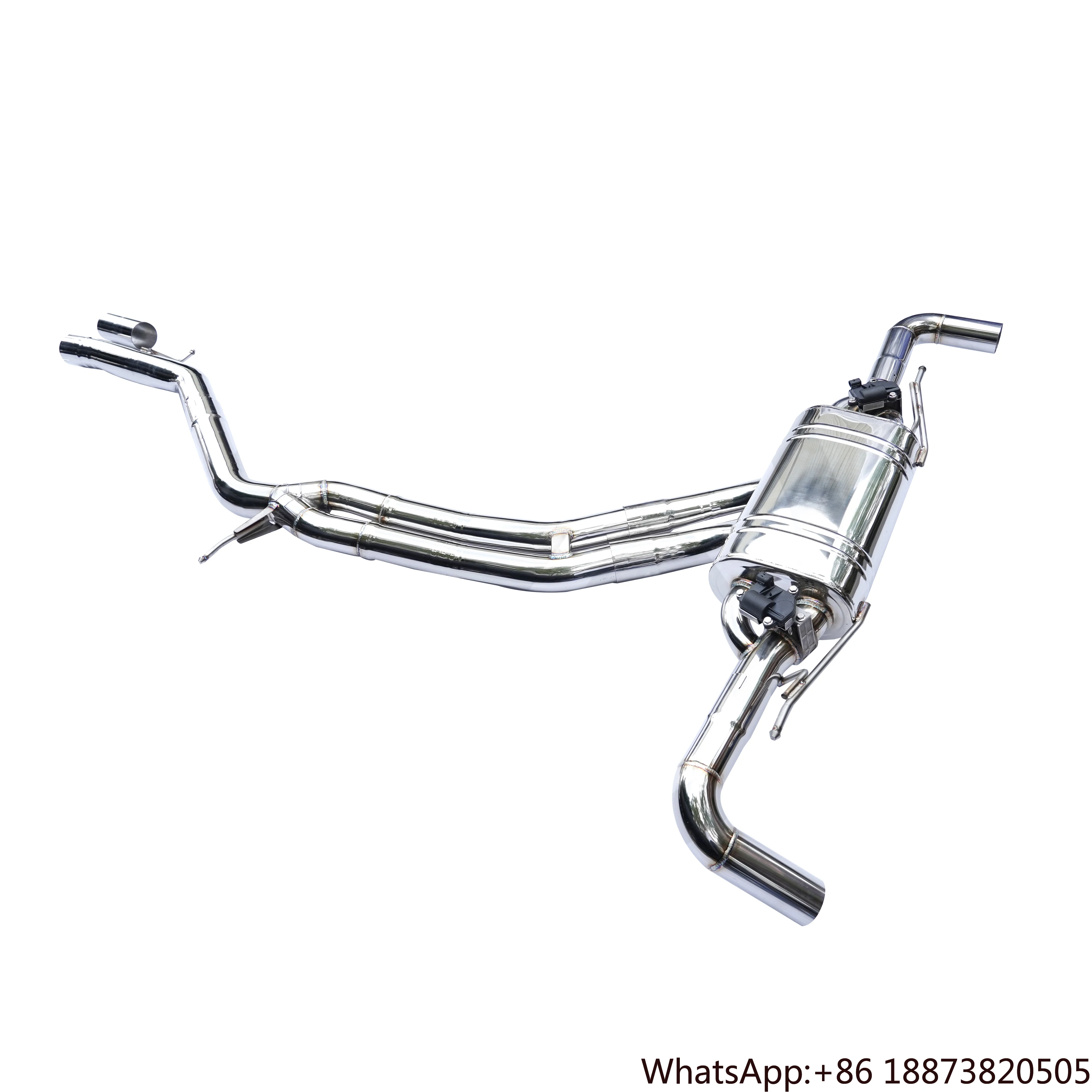 

Высокопроизводительный выхлоп Valvetronic Catback для Audi Q8 3.0T 2019, глушитель с клапаном Catback, выхлоп