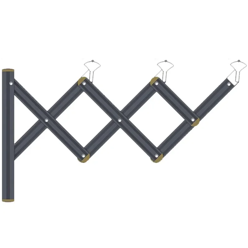 Telescopic Push Pull Drying Rack Foldable Clothesline for Balcony Window Outdoor Use Retractable Laundry Hanger Rod Space