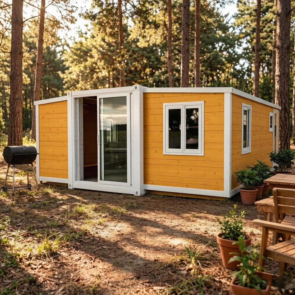 Luxury House 40ft 20ft Expandable Container House Prefabricated Tiny Homes Folding Room Modular Container Homes Garden Rooms