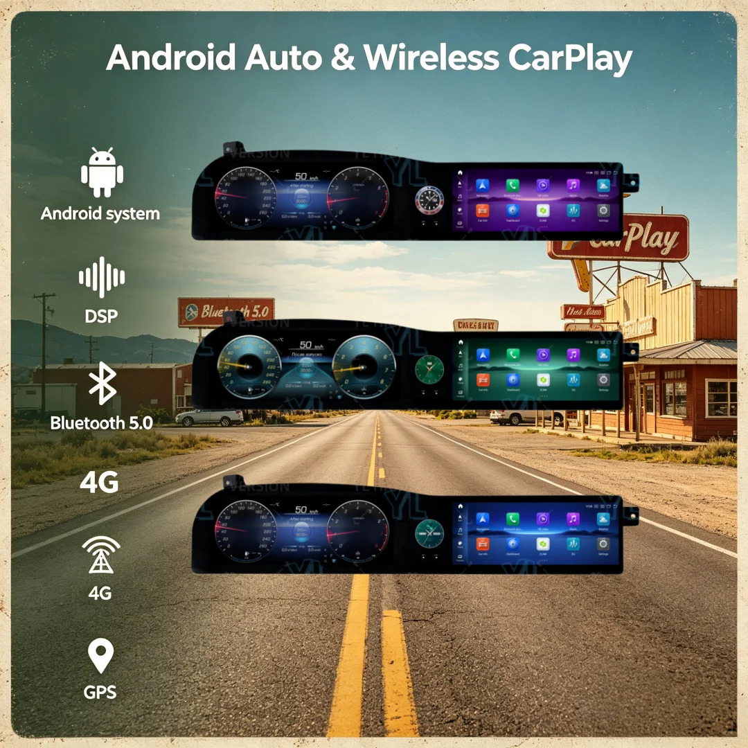 

Android Car Radio Touch Screen For Mercedes Benz S Class W221 2006-2013 Multimedia Video Player GPS Naviga Carplay Unit BT 5.0