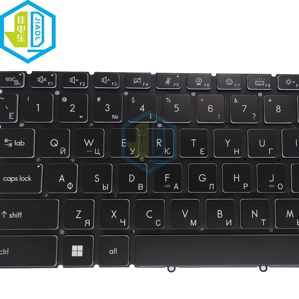 US RU RGB Backlit Keyboard For MSI Katana GF66 GF76 Pulse GL66 GL76 MS-1582 MS-1581 1583 MS-17L1 17H3 English Russian NSK-FG1ABN