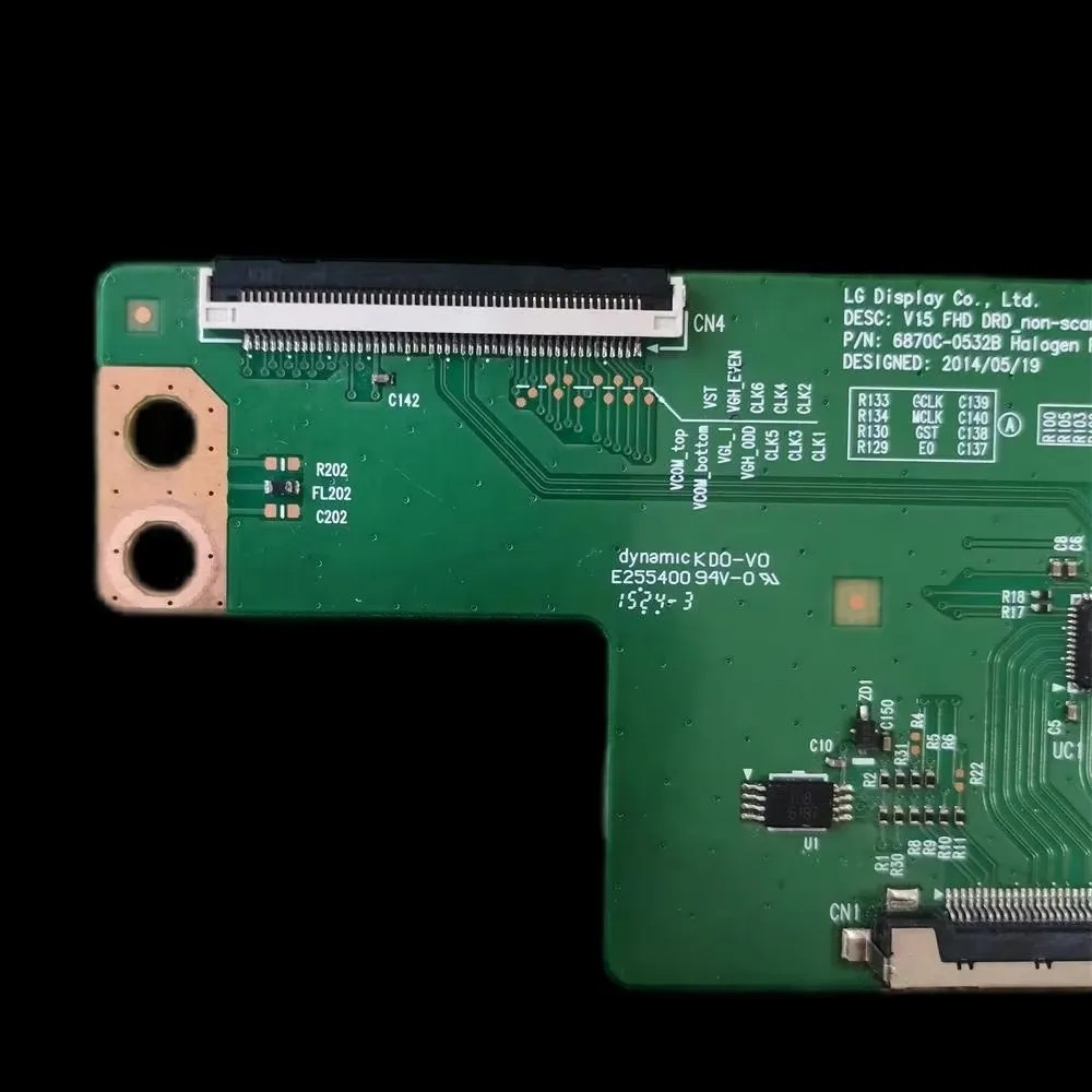 الأصلي 6870C-0532B ل 43 ''49'' 55 ''TV Tcon 6870C المنطق مجلس التلفزيون البلاكا التلفزيون الأصلي T-con بطاقة 6870C 0532B