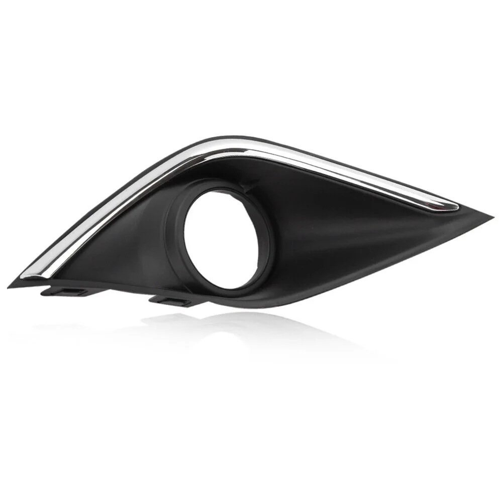 

Accessories Cover Lamp Frame Cover 1Pc Right Right Front Fog Light Black+Chrome For Mitsubishi Outlander Front