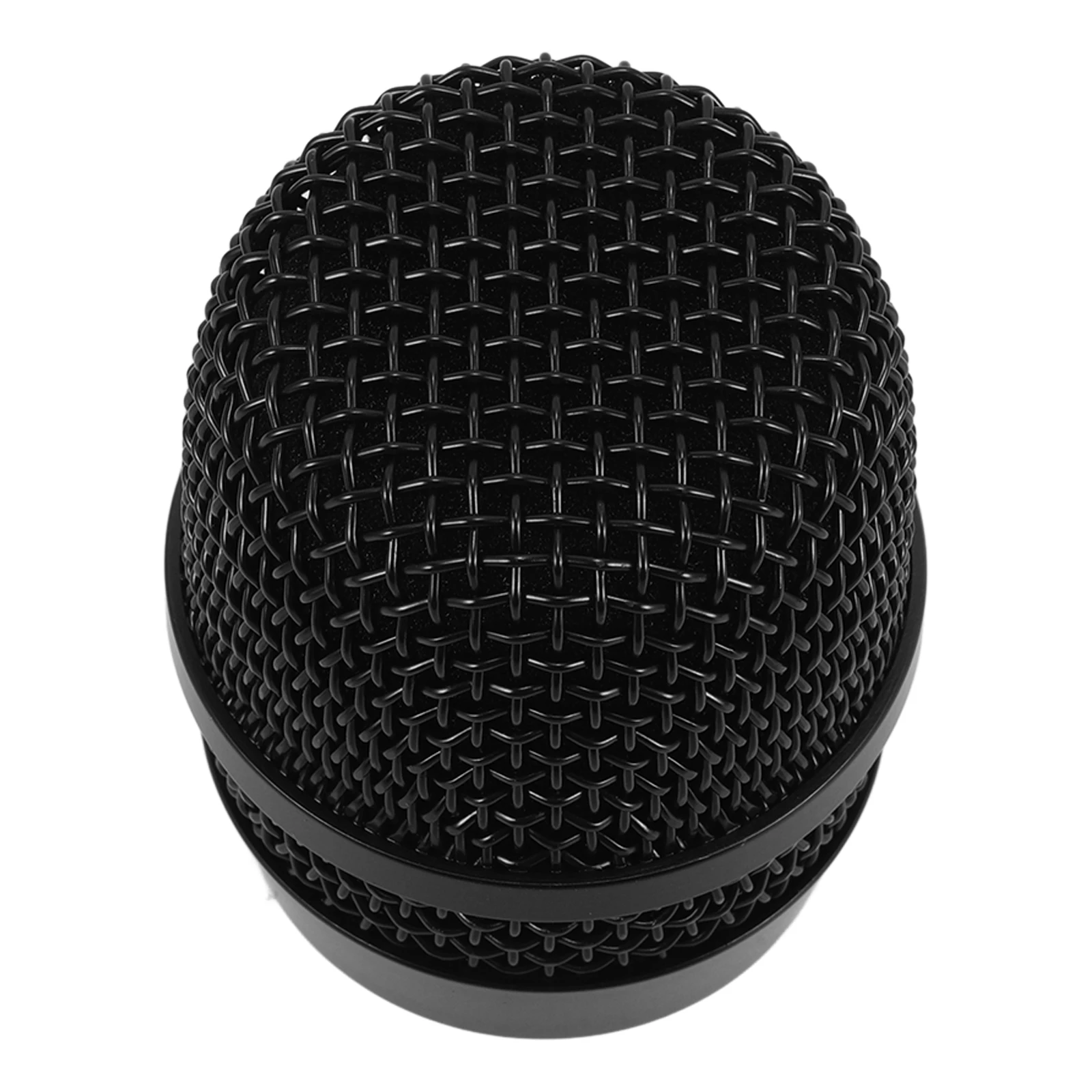 

Microphone Head Cover Wireless Replacement Parts Black Metal Grill 666 Mesh Grille Mic Ball Head Fits KTV Accessories Sound