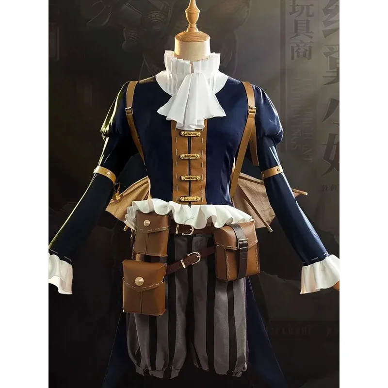 Juego Identity V Paper Wings Toy Merchant Cosplay Costume Identity V Cos Anne Rogers Paper Wings Costume And Wig Prop Halloween