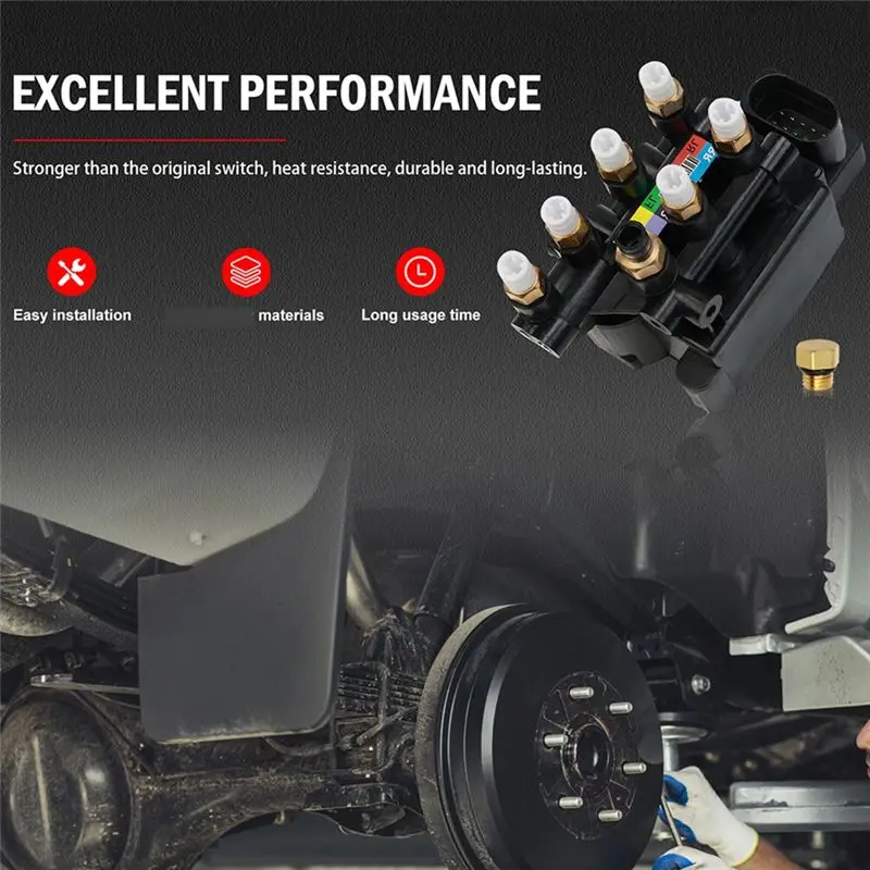 Электромагнитный клапан Air Suspension Пневматика — деталь 4