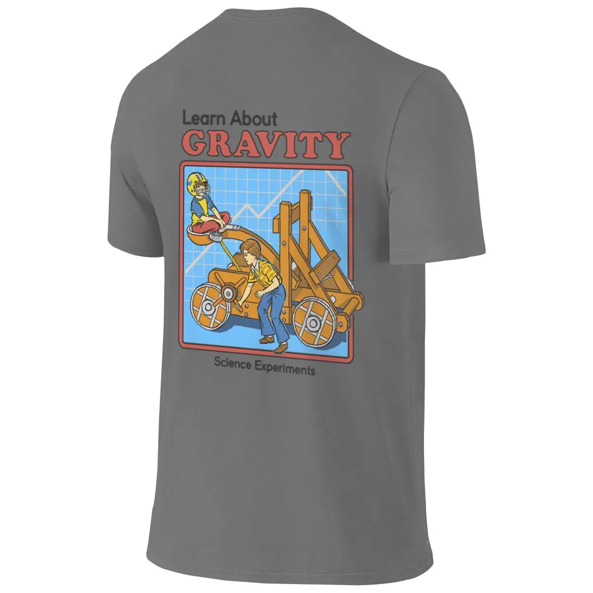 Learn About Gravity Delicate Reversible T-shirt Forest-Style Fresh Not Easy To Loosen Men's T-shirts