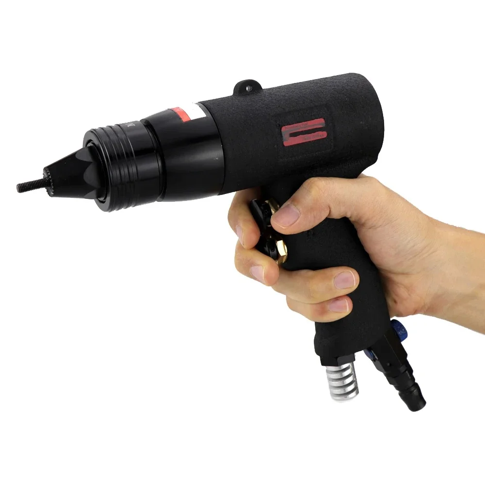 M3 M4 M5 M6 M8 M10 M12 Pneumatic Rivet Gun Kit Blind Automatic Riveting Nut Tool Air Tools Rivnut Pneumatic Rivet Machine