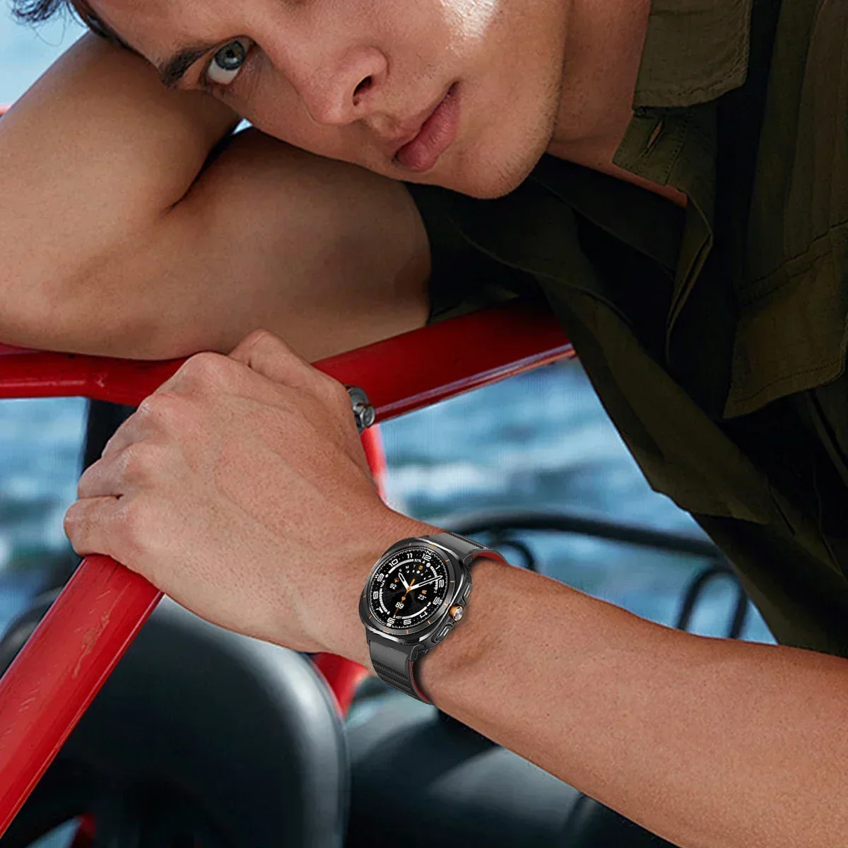 Силиконовый ремешок Quick No Gaps для Samsung Galaxy Watch 7 Ultra, 47 мм, браслет-петля для Galaxy Watch 7 Ultra, браслет