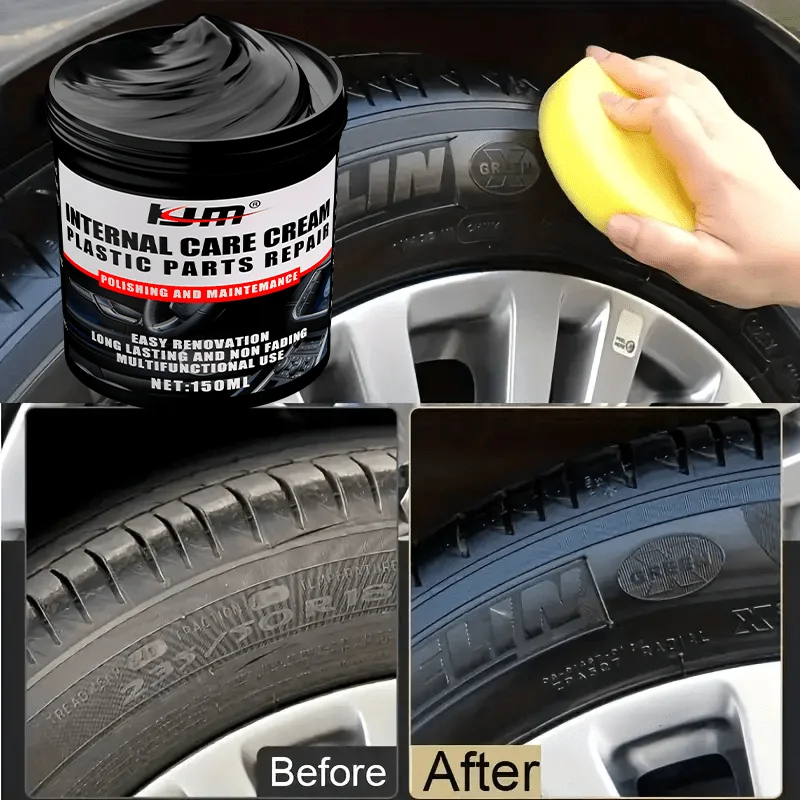 NEW Car Bumper Repair Paste - restores artificial leather with plastic, enhances black effect, car polishing with refurb coating image 4