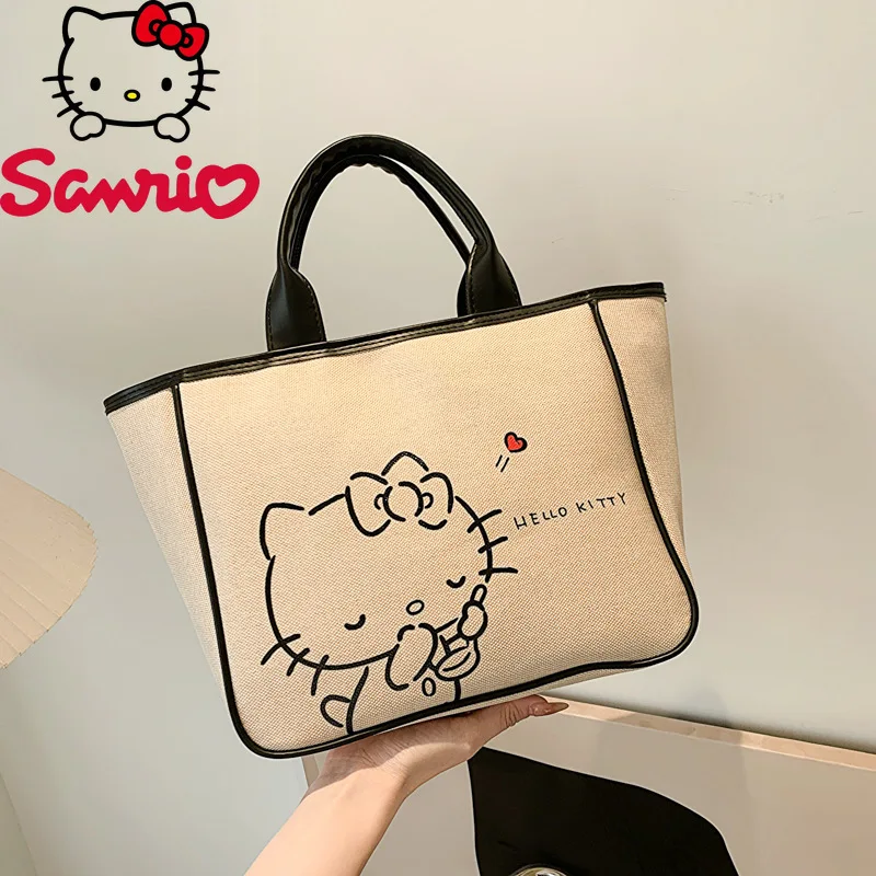 

Hello Kitty New Women's Handbag Luxury Brand Original Fashion Women's Shoulder Bag Large Capacity Women's Bag High Quality