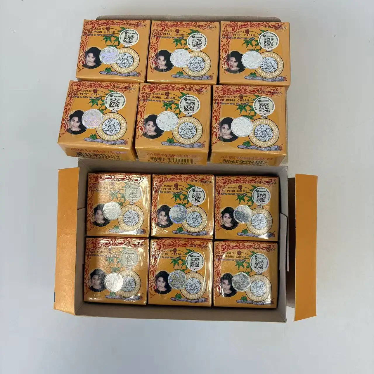 12 шт./лот тайский жемчужный крем-отбеливающий и осветляющий кожу крем, лечение пятен, оптовая продажа, увлажняющий крем для красоты лица 12 шт./лот тайский жемчужный крем-отбеливающий и осветляющий кожу крем, лечение пятен, оптовая продажа, увлажняющий крем для красоты лица