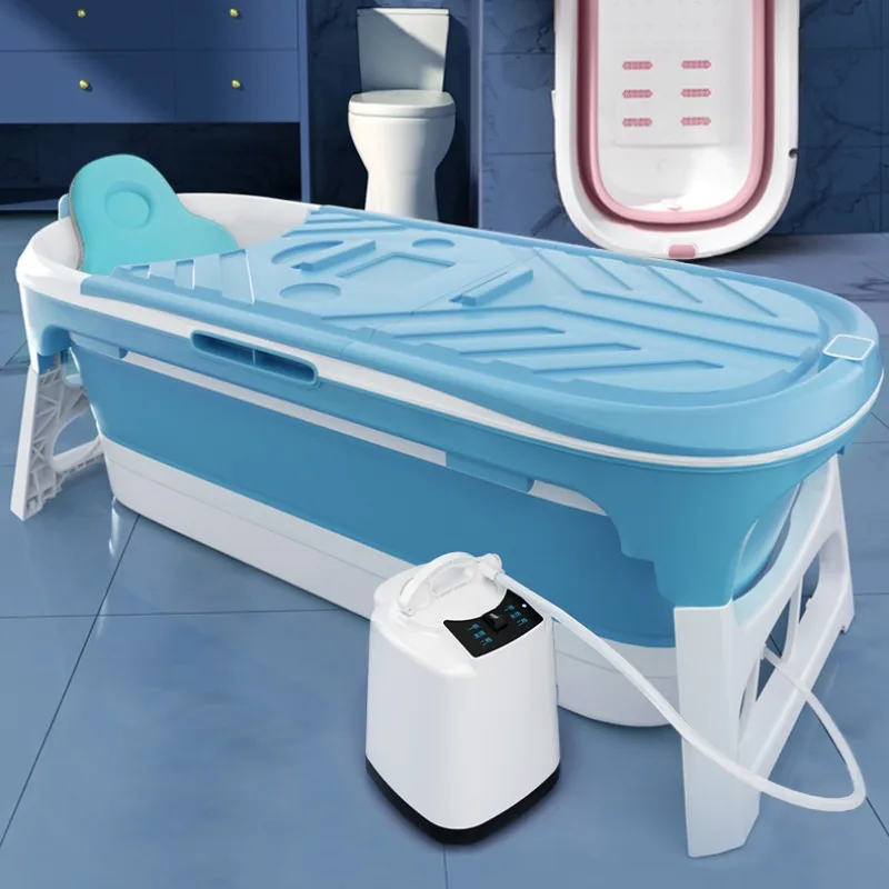 

Swimming Bucket Foldable Adult Bath Folding Plastic Buckets Portable Home Spa Machine Banheira De Gelo Modern Adult Large Roller