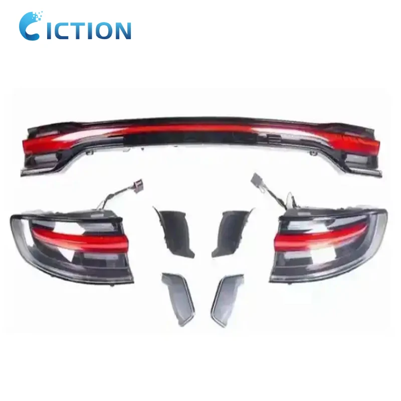 Hot selling high quality car led taillights for Macan 95b 2018-2023 style through-through taillight