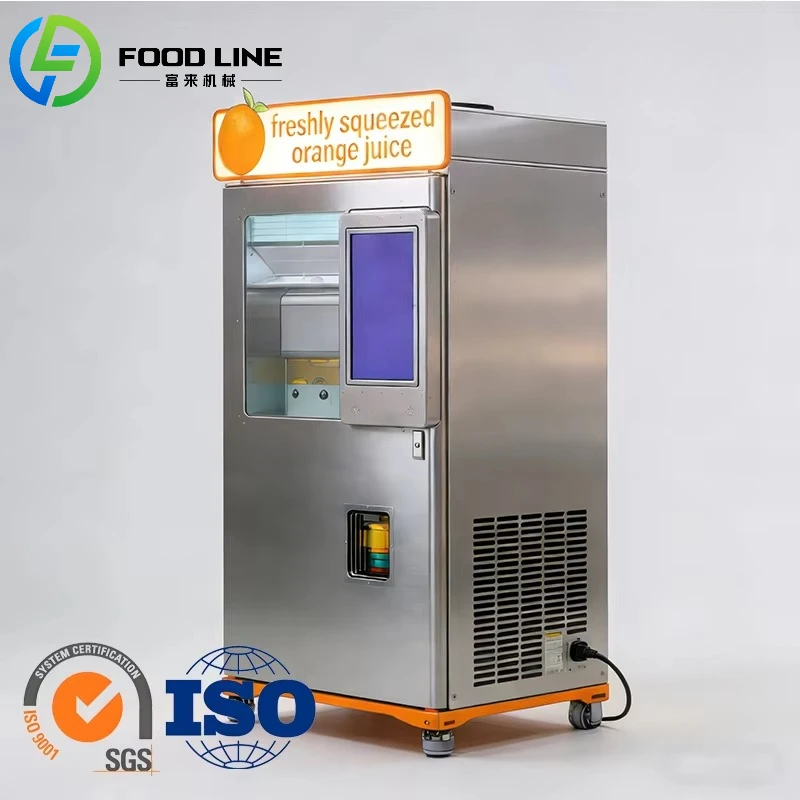 Custom Fresh Juice Vending Equipment Commercial Orange Lemon Apple Squeezed Juice Machine For Business With Reliable Performance