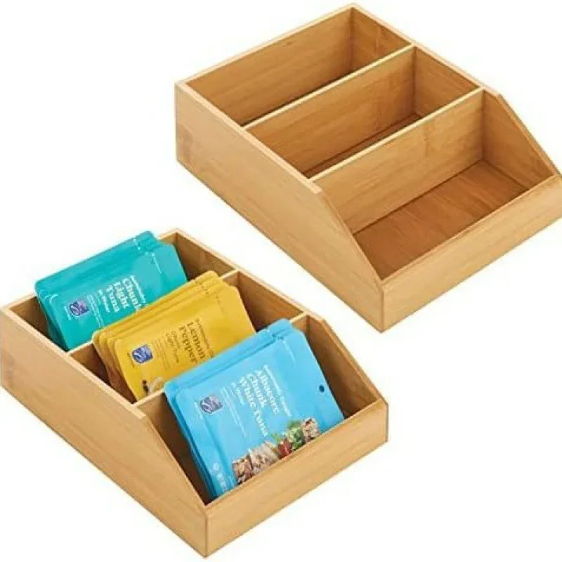 Storage box Grid storage box Coffee bag Snack beverage display box Kitchen condiments