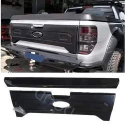 Rear Tailgate Plate Cover Fit For Ranger T7 T8 2015-2018 2019 2020 2021 Tail Gate Trims Plate Cover Car Style Auto Parts