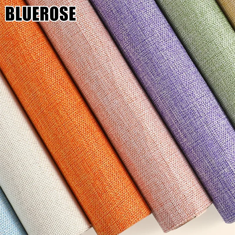 

Self Adhesive Linen Fabric for DIY Handmade Crafts Gift Packaging Jewelry Drawer Liner Bag Wall Home Renovation Decorative Cloth