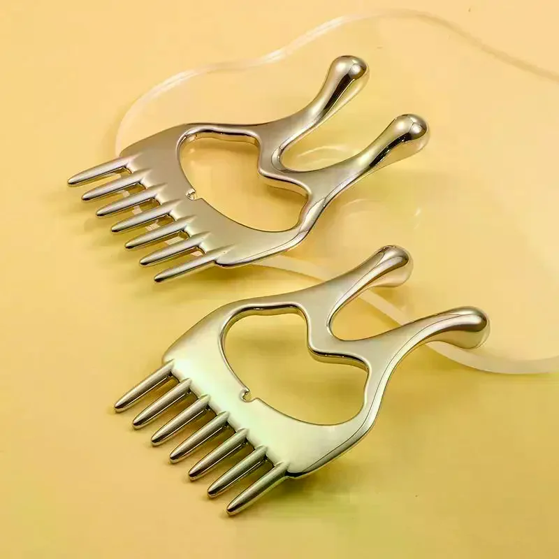 

Инструменты для массажа Гуа Ша из цинкового сплава, скребковый нож-массажер для расслабляющей мягкой ткани, уменьшения головы, шеи, боли в спине