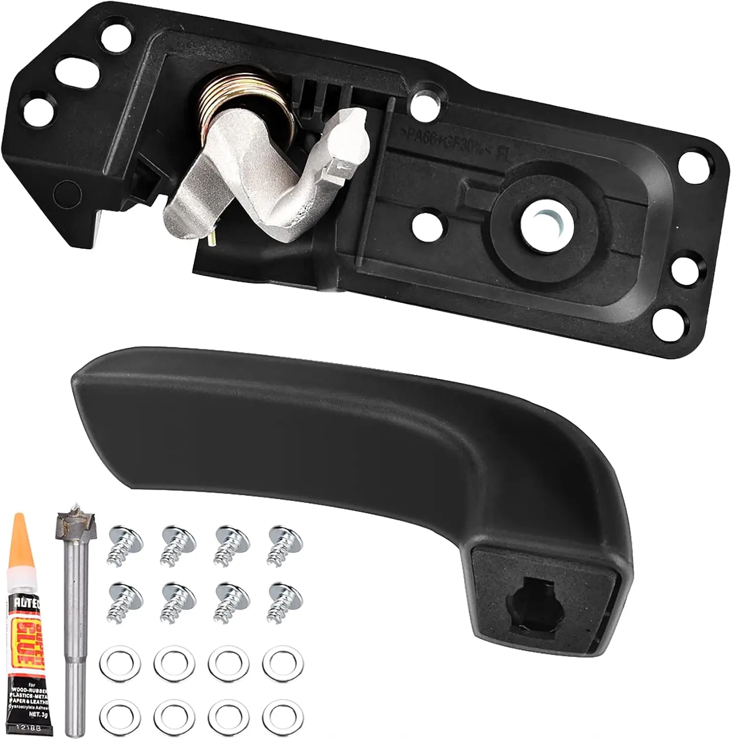 

Interior Door Handle Kit Front Left Driver Side for 2007-2014 Chevy Silverado Avalanche Suburban Tahoe GMC Sierra Yukon Cadillac