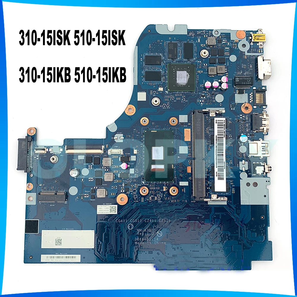 NM-A751 NM-A981 For Lenovo IdeaPad 310-15ISK 510-15ISK 310-15IKB 510-15IKB Laptop Motherboard i5 i7 CPU 920MX 2G GPU 4GM-RAM
